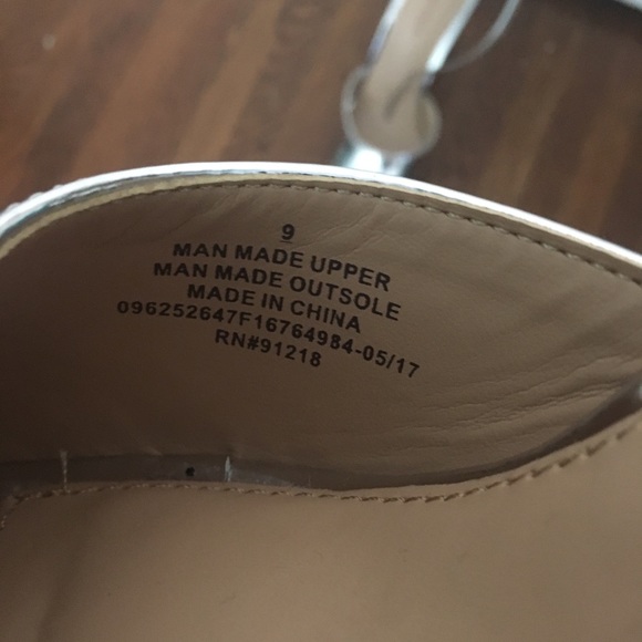 Silver who What Wear shoes - Picture 4 of 4